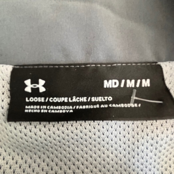 Under Armour NWT ladies loose fit lightweight jacket two tone grey size M - Picture 14 of 16